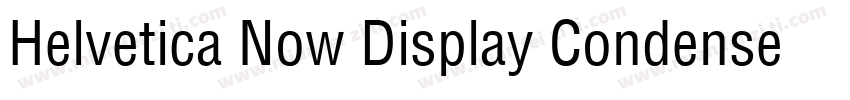Helvetica Now Display Condensed Bla字体转换